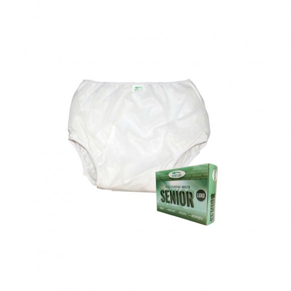 FPCP CALÇA PLASTICA SENIOR SEM BOTAO BRANCA M 1