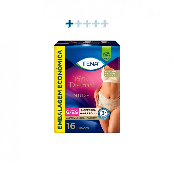 FPPM1 TENA PANTS DISCREET NUDE ECONOMICO G/EG 16