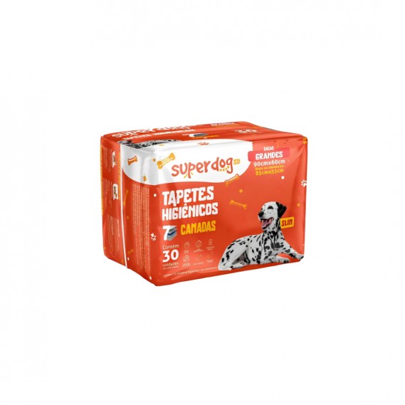 PMTH TAPETES HIGIENICOS SUPER DOG SLIM U 30