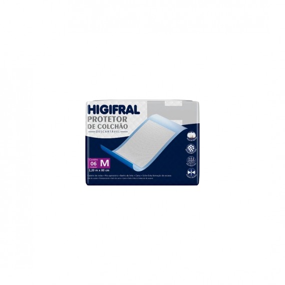PMLD PROTETOR DE COLCHAO DESCART HIGIFRAL M 6