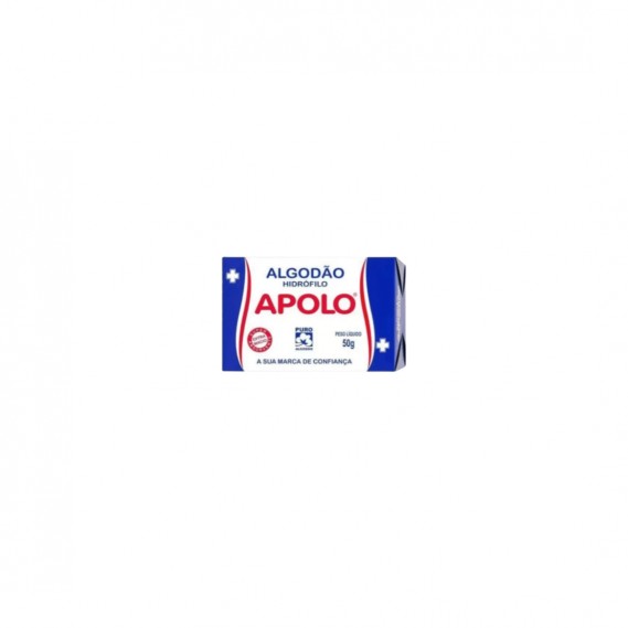 CBAH ALGODAO HIDROFILO APOLO CAIXINHA 50G U 1
