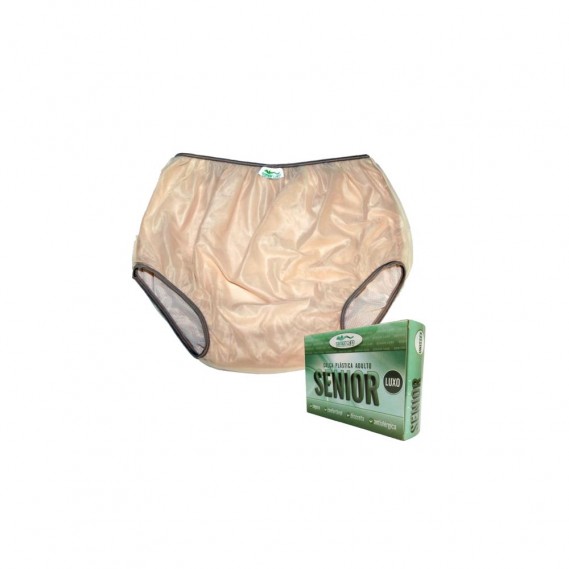 FPCP CALÇA PLASTICA SENIOR SEM BOTAO BEGE GG 1